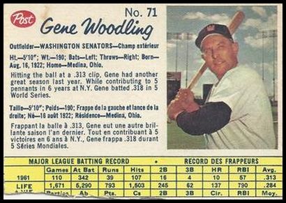 71 Gene Woodling